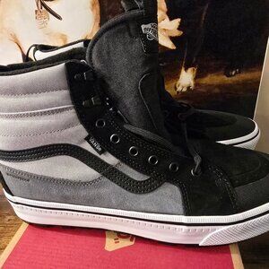 Vans SK8-Hi 'Grey Black' VN000DAQ239 Waterproof Shoes Boots Mens Sz 11 US NEW